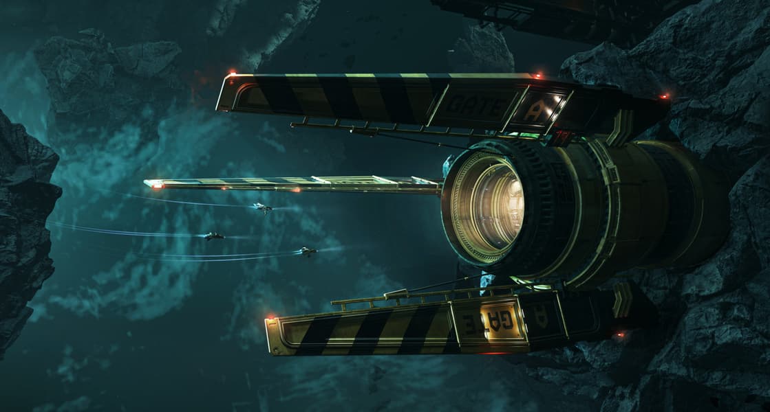 RSI Community Hub post for Alpha 4.8 Tactical Strike with a combat scene banner